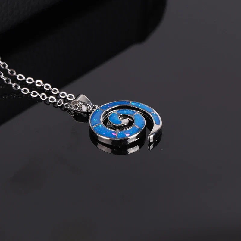 Women’s Spiral Necklace & Pendant