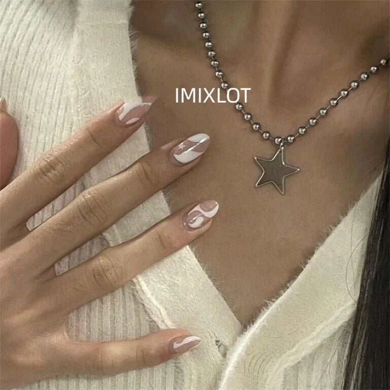 Women's Necklace with Silver Star Pendant  1