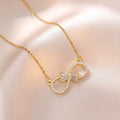 Women's Necklace with Infinity Zircon Pendant