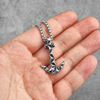 Men's anchor necklace