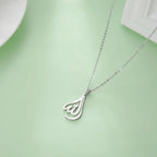 Necklace for men or women with Arabic Muslim Islamic Allah pendant in silver