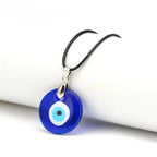 Turkish Blue Evil Eye Pendant Choker Necklace