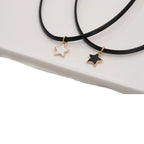 Women's Choker Necklace Star Pendant 1