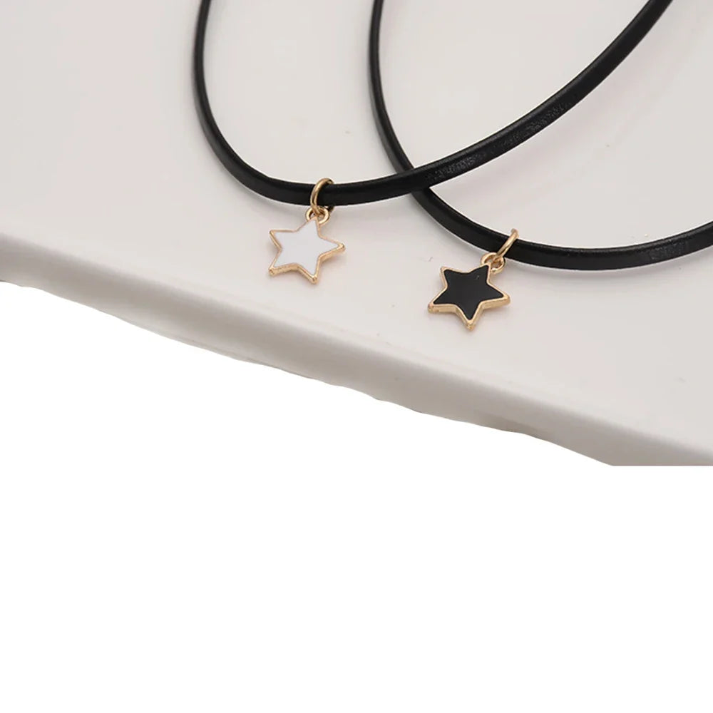 Women's Choker Necklace Star Pendant 1