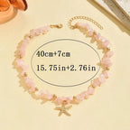 Shell and starfish choker