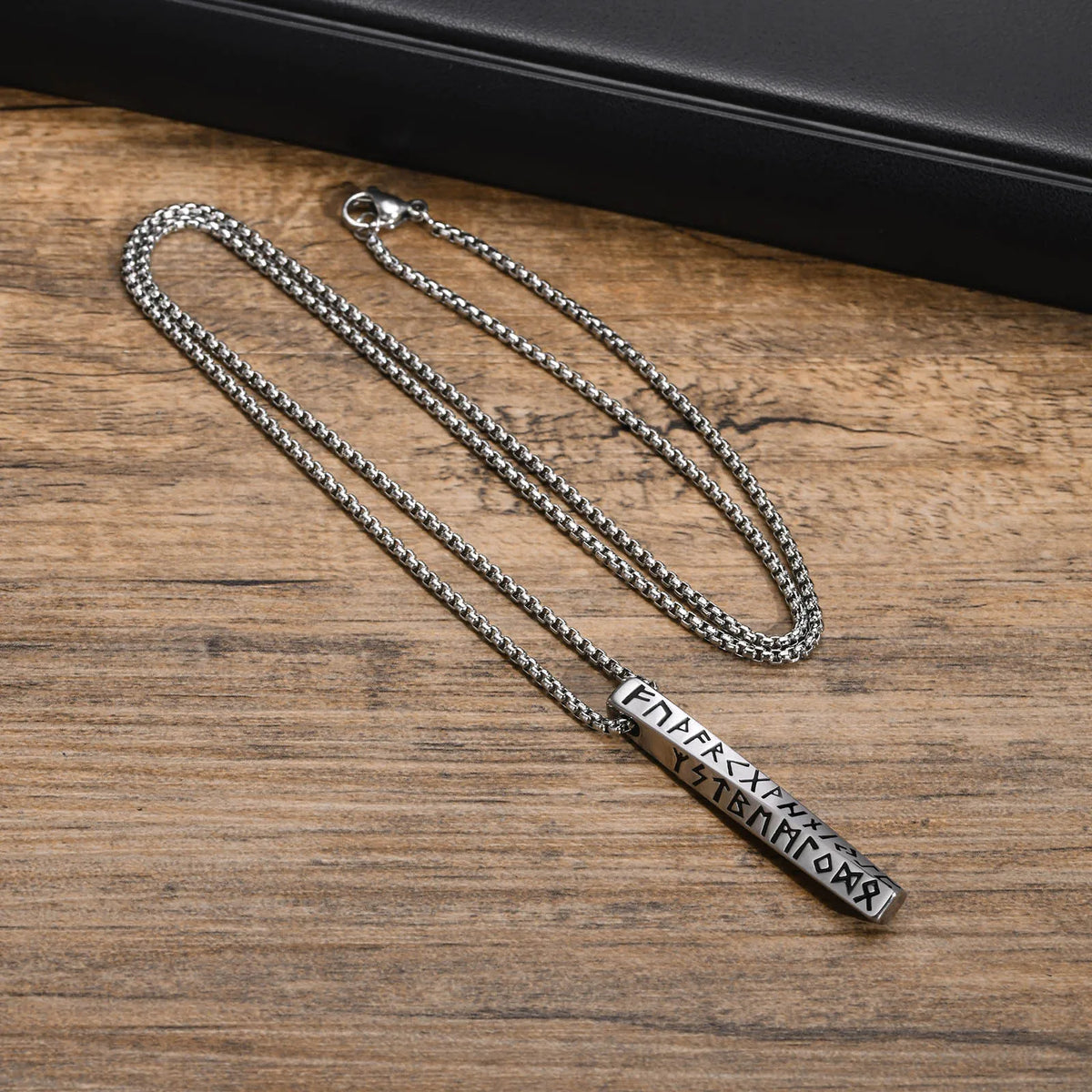 Runic Necklace Viking Pendant Medallion 1