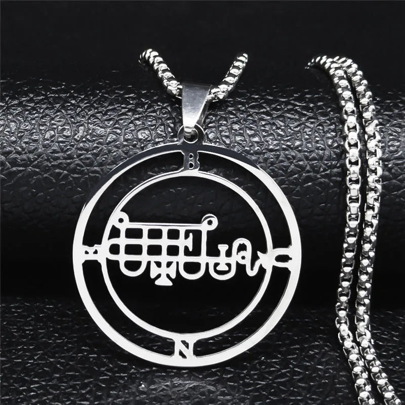 Satanic Necklace Demon Spirit Pendant Bune