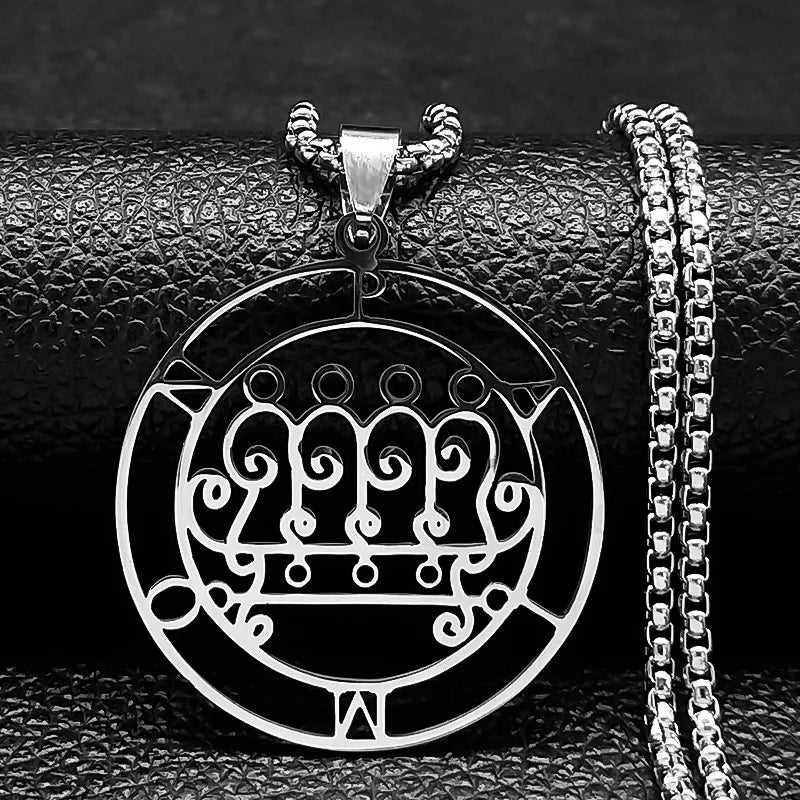 Satanic Necklace Demon Spirit Pendant Paimon