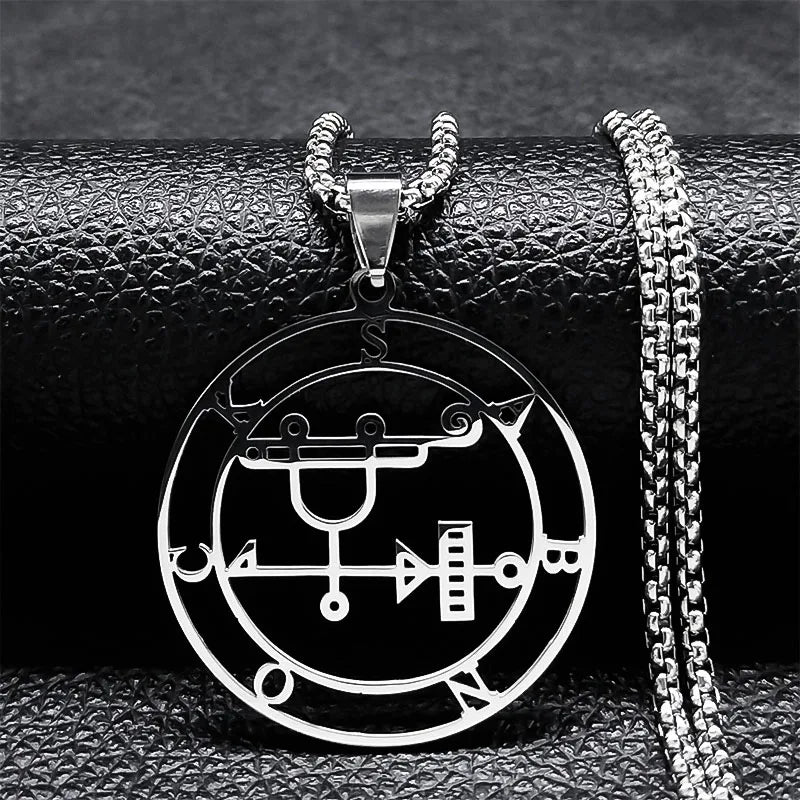 Satanic Necklace Demon Spirit Pendant Sabnock