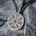 Vegvisir Necklace Celtic Viking Pendant for Men and Women Nordic