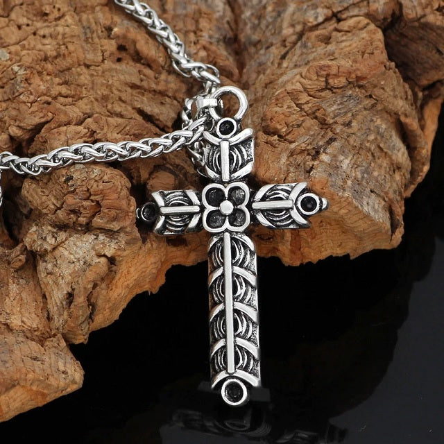 Ragnar Athelstan Viking Cross Necklace