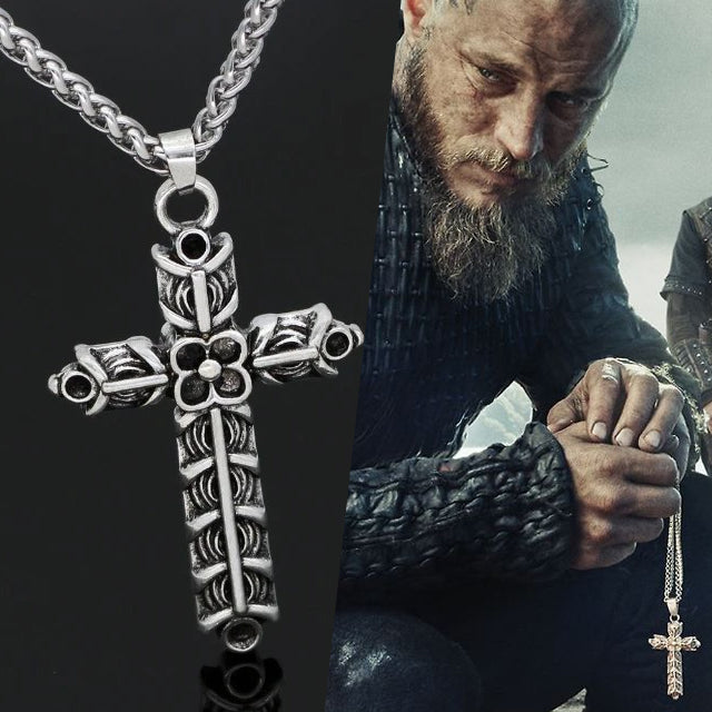 Ragnar Athelstan Viking Cross Necklace