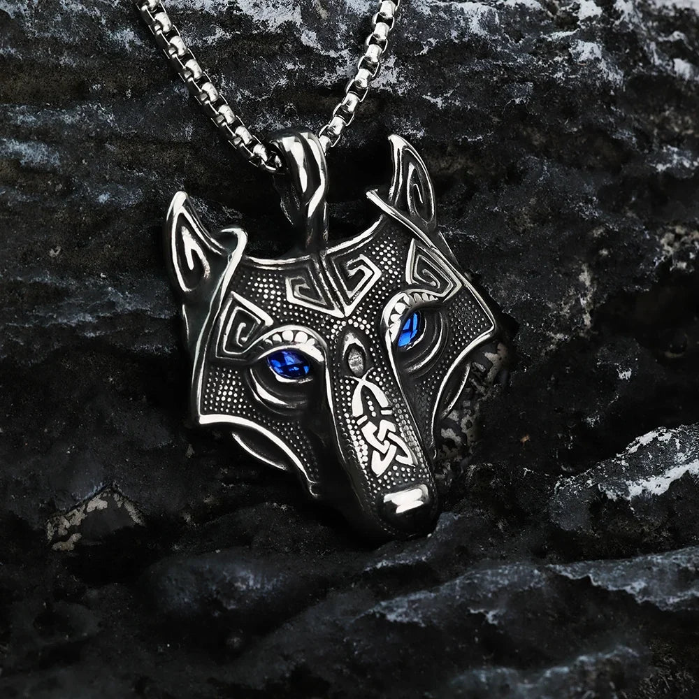 Fenrir Viking Wolf Necklace