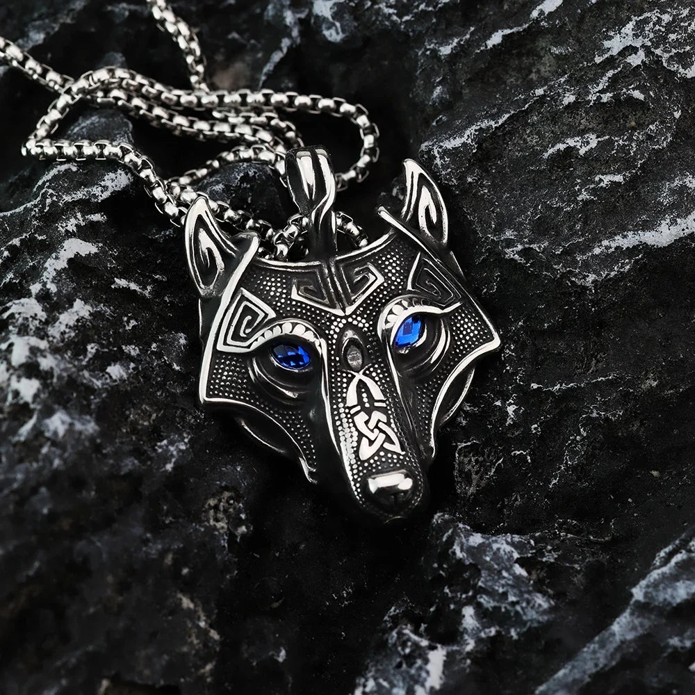 Fenrir Viking Wolf Necklace