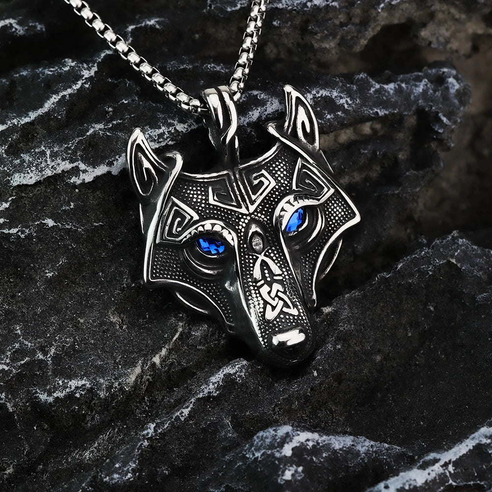 Fenrir Viking Wolf Necklace
