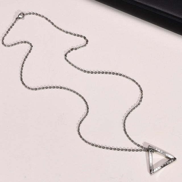 Viking Necklace with Nordic Celtic Rune Pendant for Men and Women, Silver