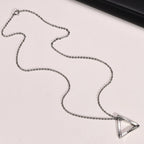 Viking Necklace with Nordic Celtic Rune Pendant for Men and Women, Silver