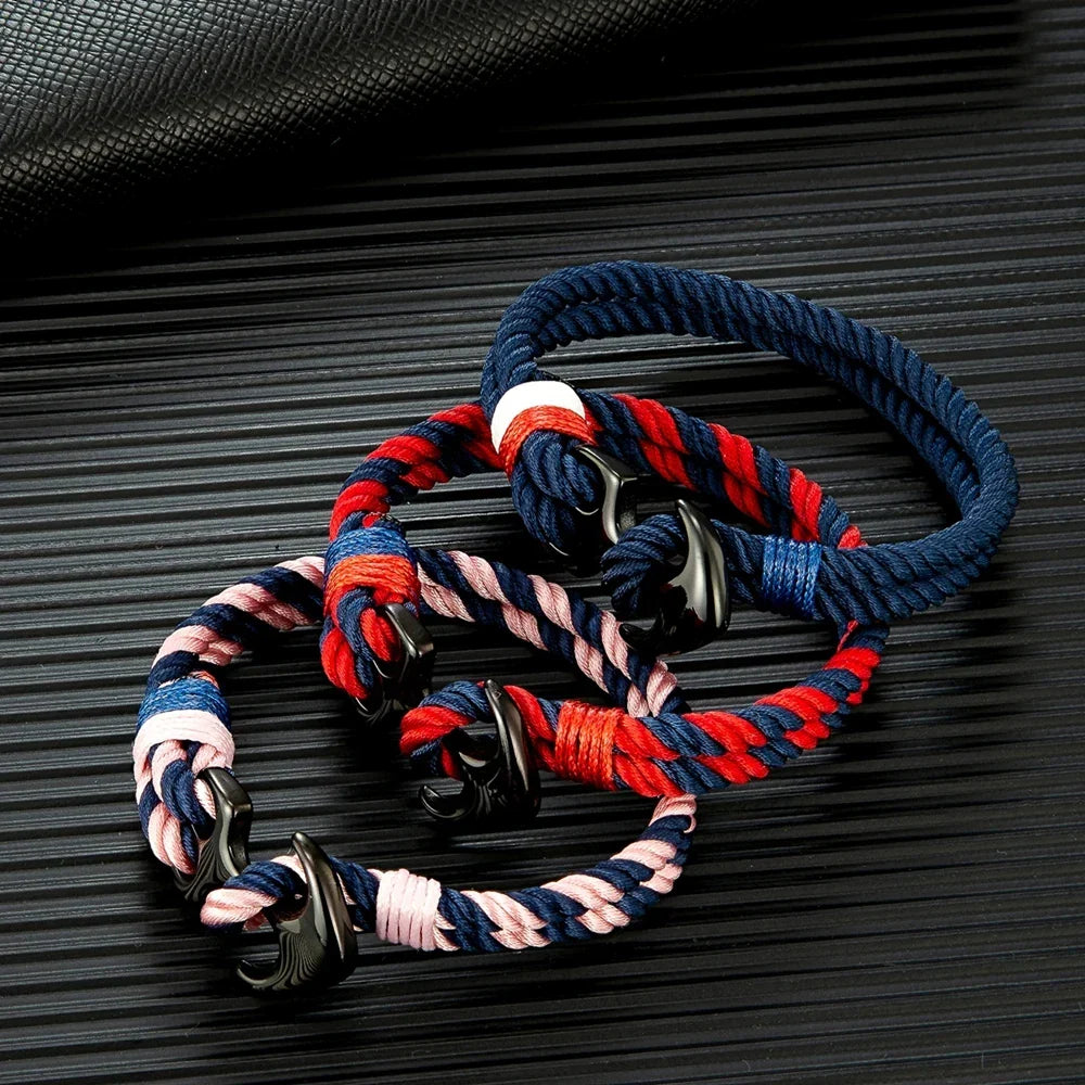 Double anchor bracelet