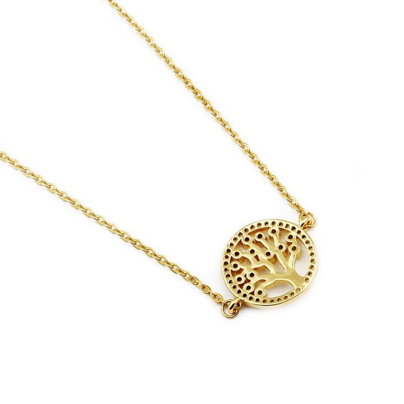 Tree of Life chain bracelet gold