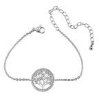 Tree of Life chain bracelet silver