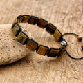 Women's Tiger's Eye Chain Bracelet with Cord