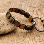 Women's Tiger's Eye Chain Bracelet with Cord