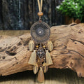 Ethnic-Style Pendant Necklace with Tassels style 1