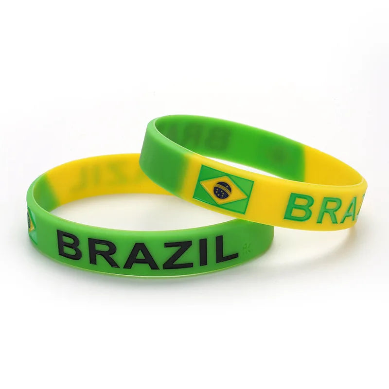 Set of 2 Brazilian Silicone Bracelets