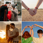 Set of 2 Knot Bracelets for Couples