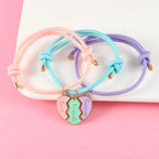 Set of 3 Cord Bracelets for a Trio of Best Friends gold