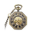 Steampunk Pocket Watch Mechanical for Men and Women