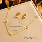 Tree of Life Jewelry Set Necklace, Bracelet, and Earrings