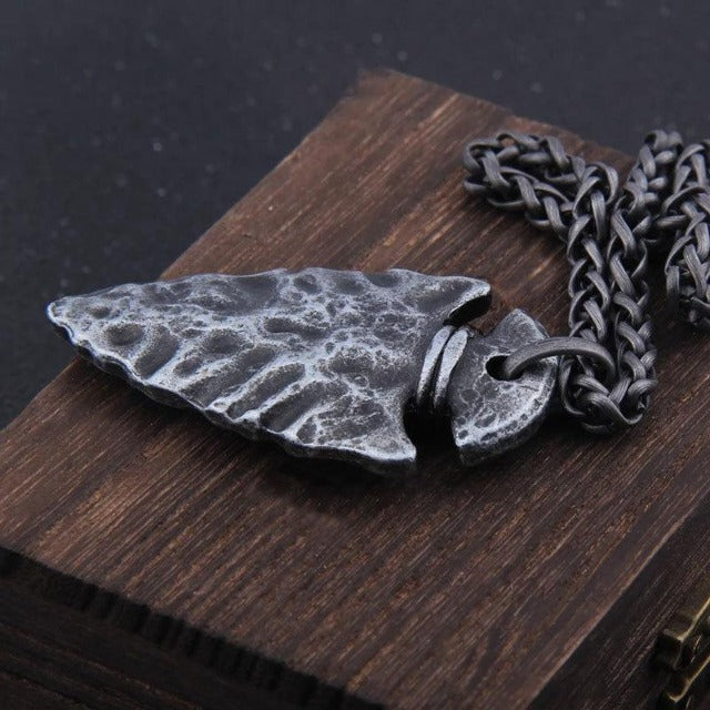 Viking Rune Arrow Pendant