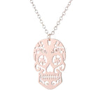 Gold Skull Pendant