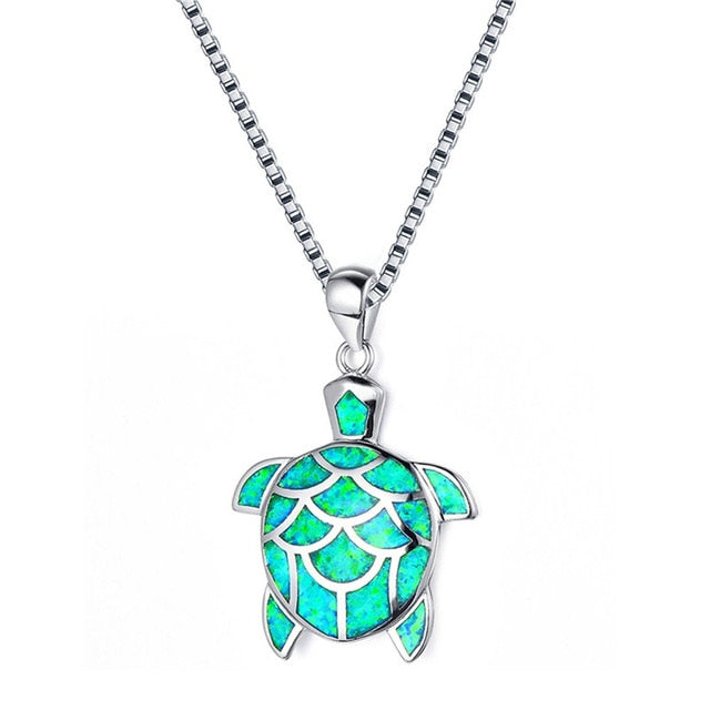 Green Turtle Pendant